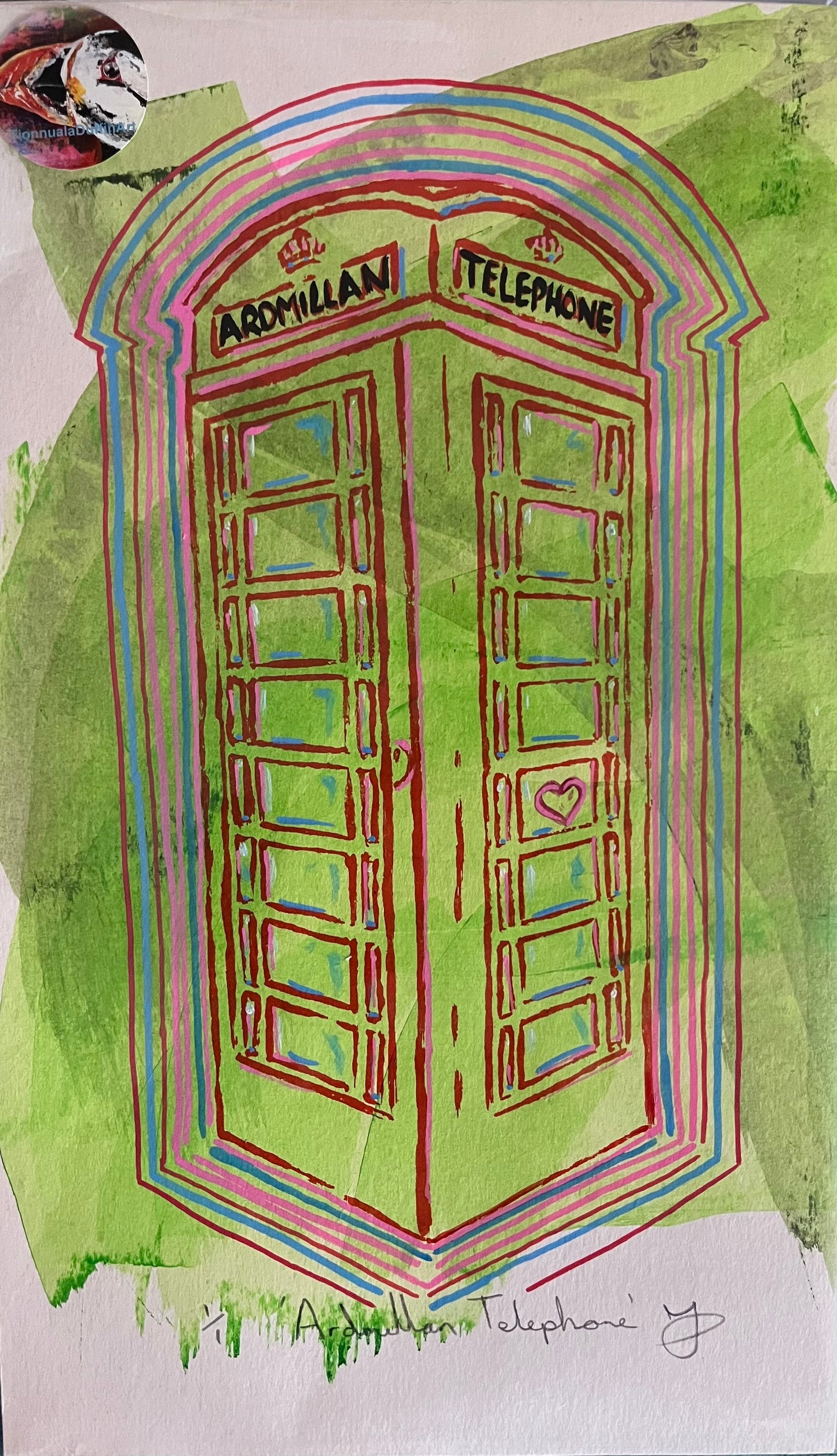 ‘Ardmillan Telephone’ Screen Print