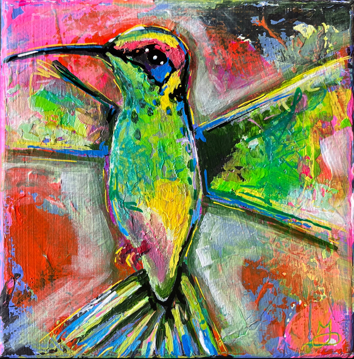 ‘Hummingbird Two’ Original painting