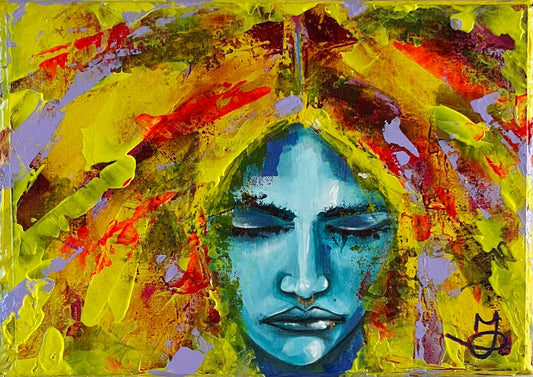 ‘Meditate’ Mixed media