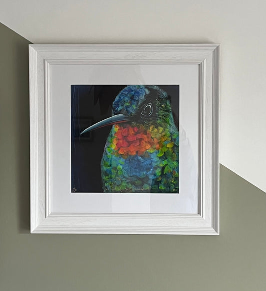 Framed ‘Portrait Of A Hummingbird Limited Edition Print’