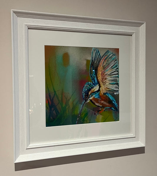 Framed ‘Kingfisher’ Limited Edition Fine Art Print