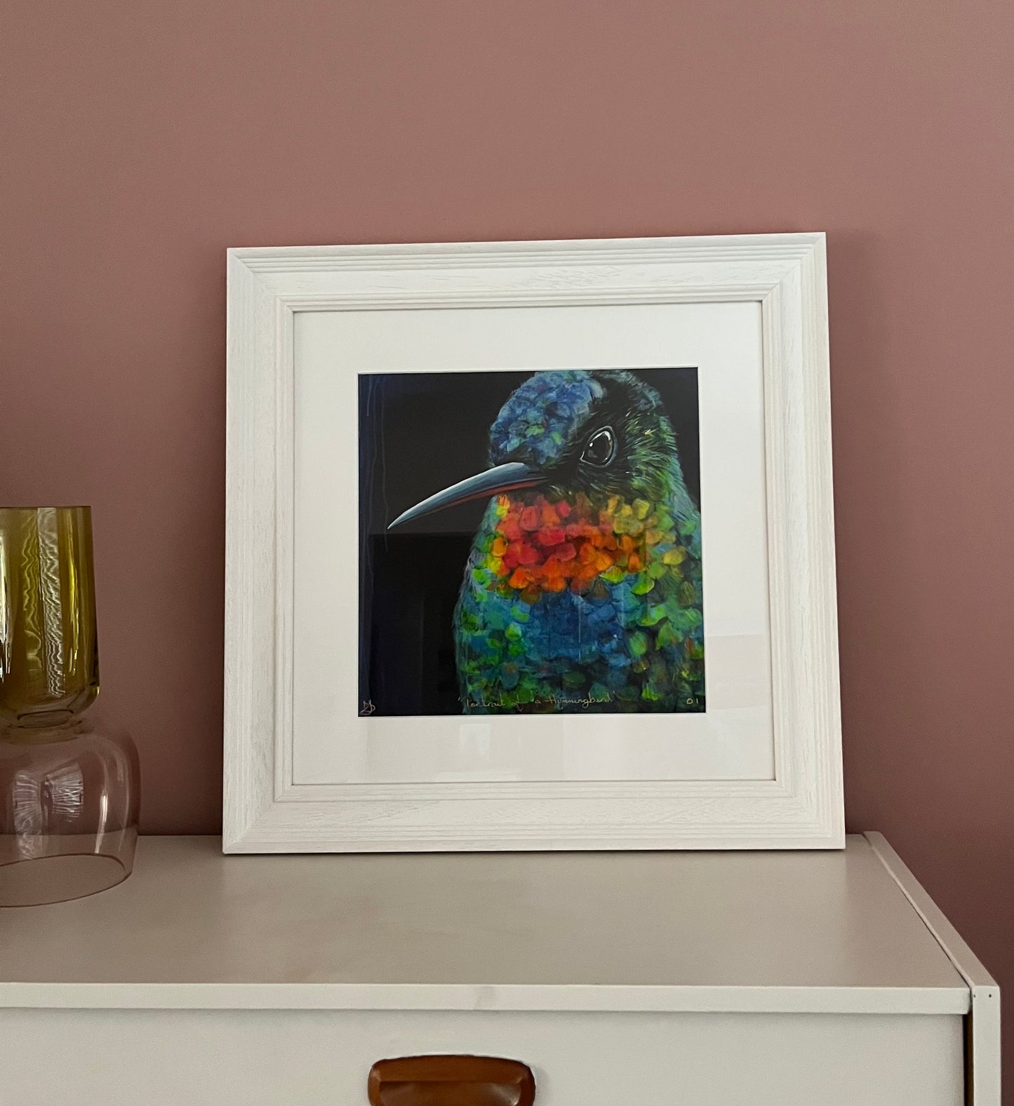 Framed ‘Portrait Of A Hummingbird Limited Edition Print’