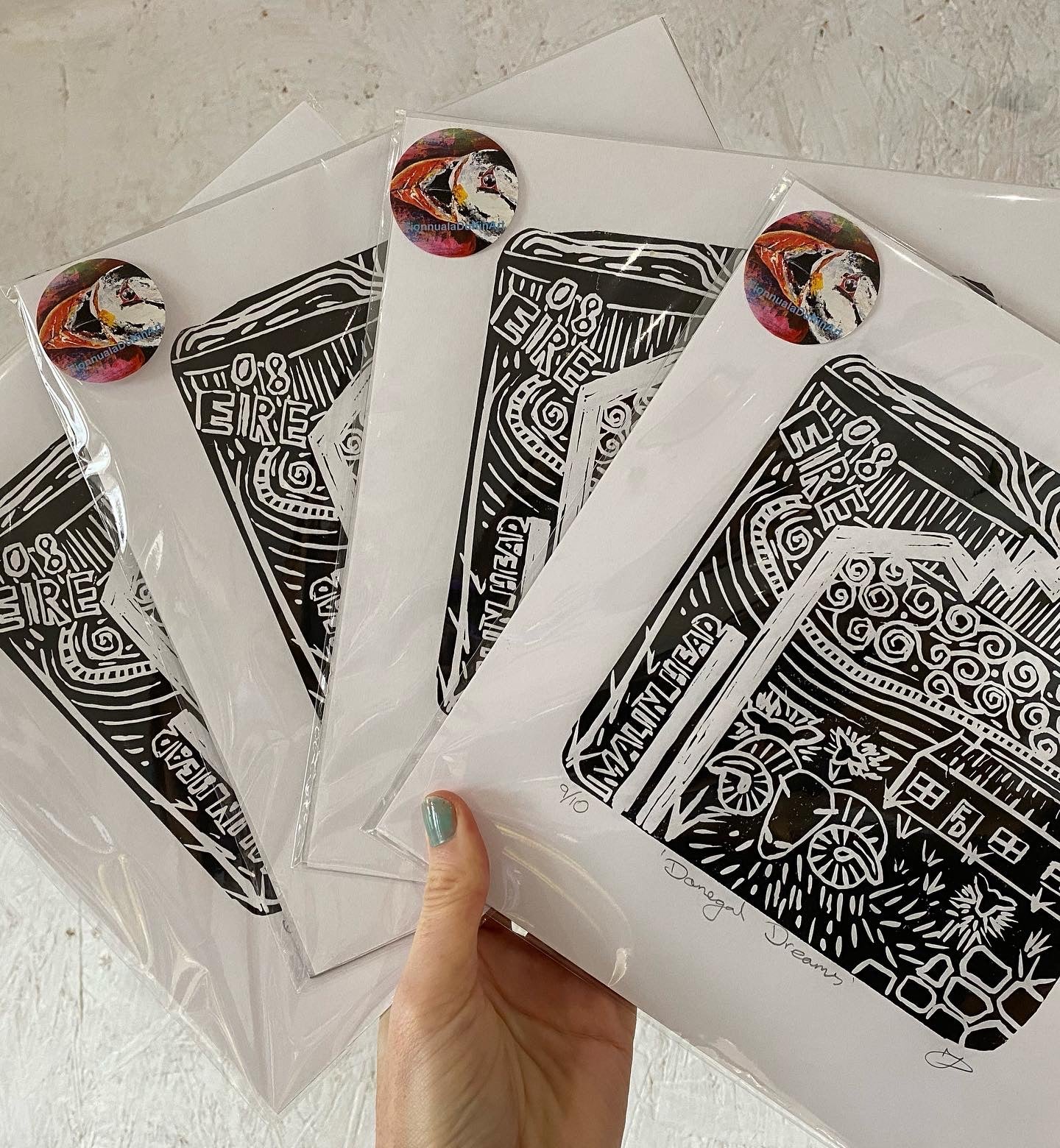 ‘Donegal Dreams’ Original Lino print