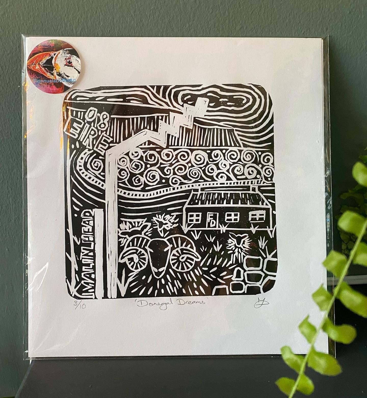 ‘Donegal Dreams’ Original Lino print