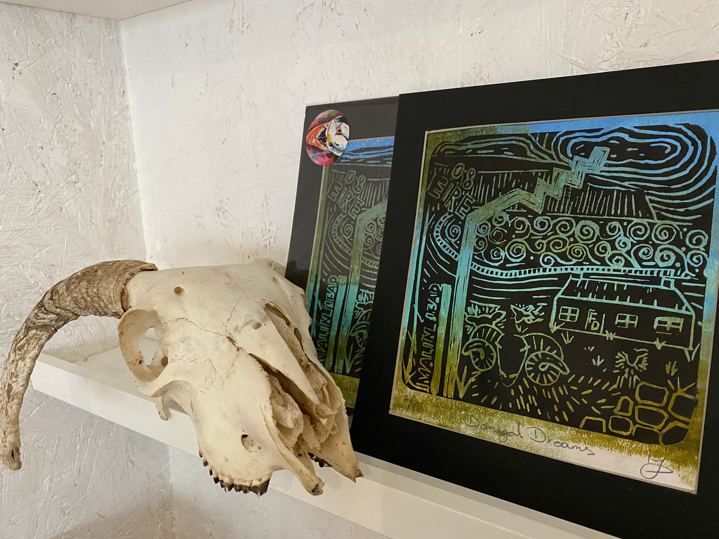 Donegal Dreams - Lino print limited edition colour way